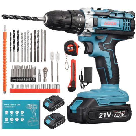POWERPLUS Perceuse Visseuse sans fil 18V Li-Ion 2 batteries POWXQ5235