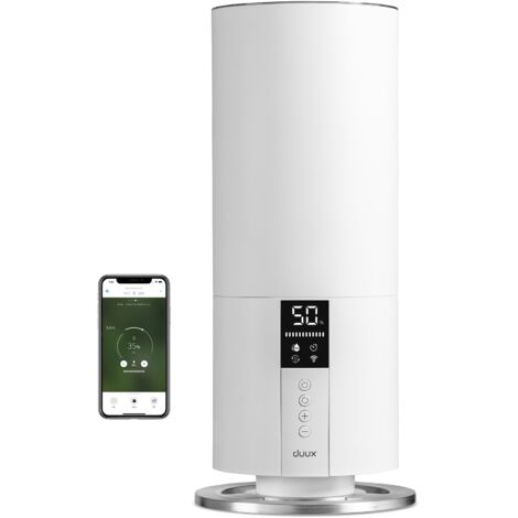 Duux humidificateur d'air connecté à ultrasons et vapeur froide BEAM MINI 2 BLANC DXHU13 (1/5)