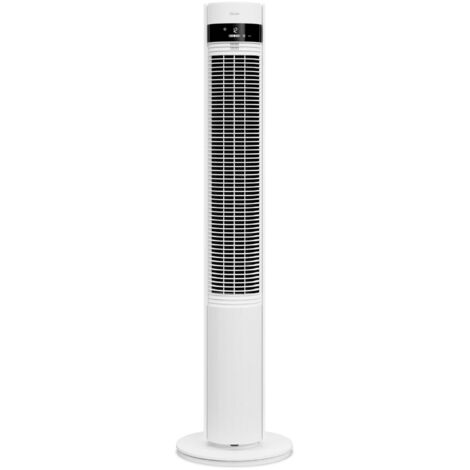 Duux Elevate – Ventilateur Colonne Silencieux avec Ioniseur – 12 Vitesses & Mode Nuit Intelligent – Blanc