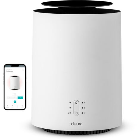 Duux chauffage soufflant céramique connecté à 360° TRHEESIXTY 2 BLANC 1800W DXCH08 (1/5)