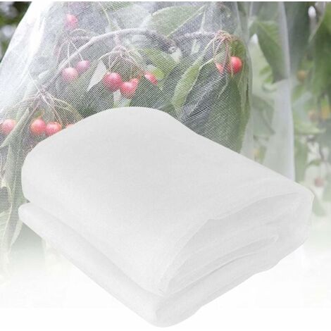Filet Anti-insectes 2x3 M Pour Potager - Polyéthylène 60 Mesh, Protection Légumes, Fruits, Fleurs Contre Oiseaux Et Insectes