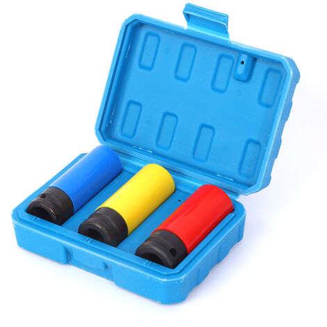 Jeu De 7 Douilles à Choc 1,27 Cm, Longues Douilles Métriques