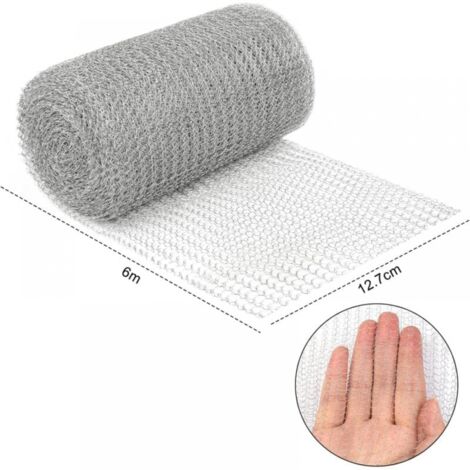 Grillage Protection Rongeurs Grillage Métallique VEVOR 610mm X 7.62m - Maille 12.7mm - Galvanisé à Chaud - Pour Clôture, Cage Animaux Treillis Galvanisé Jardin