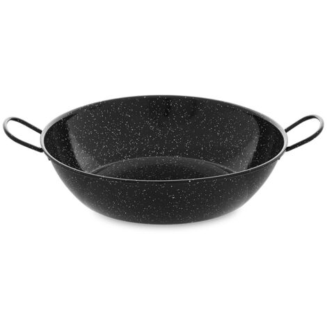 VAELLO 75455 SARTEN Honda ESMALTADA Asas 34CM, Alloy Steel, Neutro