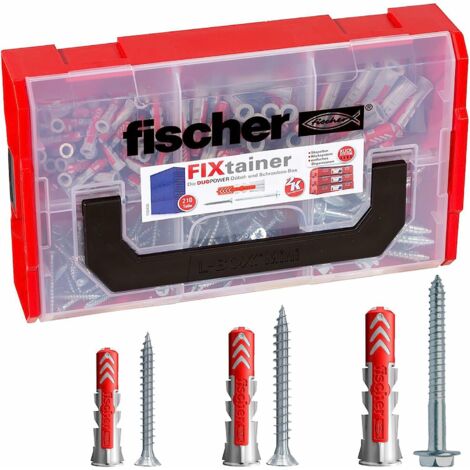Fixtainer 210 unid. duopower 6/8/10+tornillos 536162 fischer