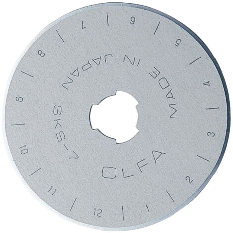 Cuchilla circular rb45-1 plateada 45 x 0,3 mm