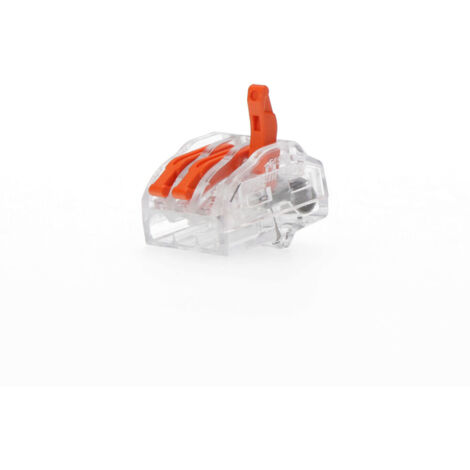 Conector empalme 3 tomas de 0,75a 2,5mm (envasado 5 unid.) (1/3)