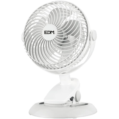 Mini ventilador recargable con pinza y base, 3 w, ø 17 x 18 x 28 cm (1/2)