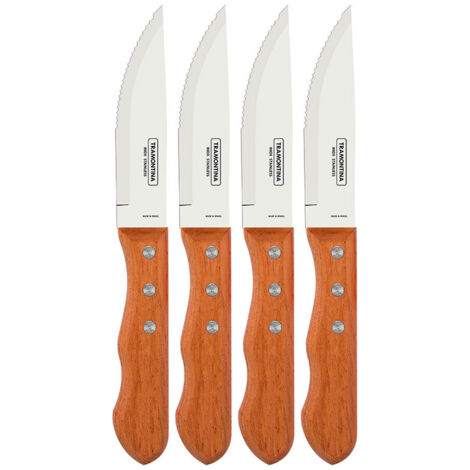 JUEGO DE CUCHILLOS DE ASADO JUMBO 4 PIEZAS DYNAMIC TRAMONTINA