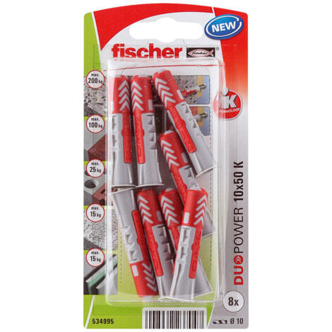 BLISTER 8 TACOS DUOPOWER Ø10x50mm 534995 FISCHER