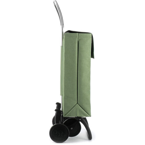 Carro ROLSER Jean Tweed 4 ruedas bolsa cuadrada color verde