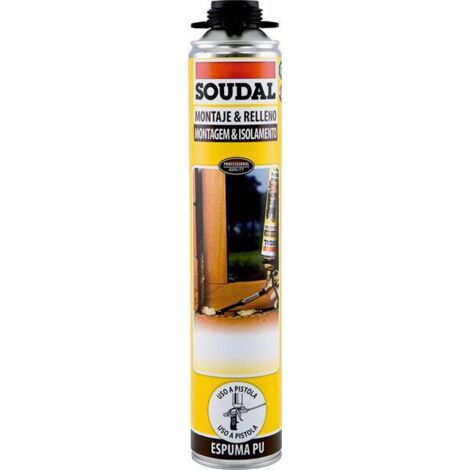 Espuma pistola clasica 750ml 115798 soudal