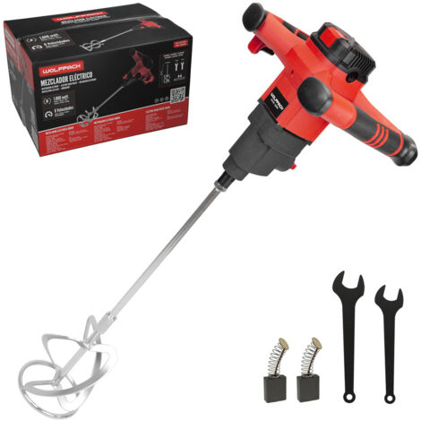 WOLFPACK LINEA PROFESIONAL Mezclador Electrico 1800 Watt 6 Velocidades Con Variador de Potencia