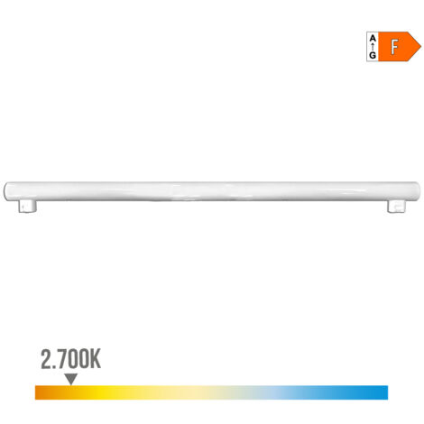 Linestra LED, 2 casquillos, S14S, 18W, 1450lm, 2700K, luz cálida, Ø3x100cm  EDM 98809 (1/8)