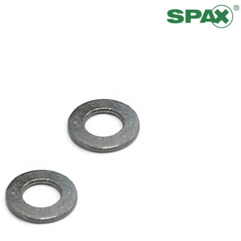Caja m 100 unid. arandela plana cinc 8,4x16mm fadix
