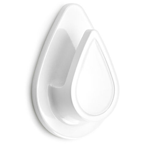 Colgador Individual Pvc 52x38x16mm Blanco Adhesivo Water Ressistant Inofix