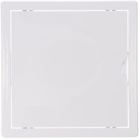 Tapa de registro cuadrada empotrable abs 20x20cm blanca
