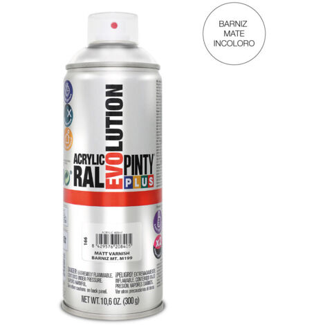 Pintura Spray PintyPlus Evolution Barniz Mate 520cc M199