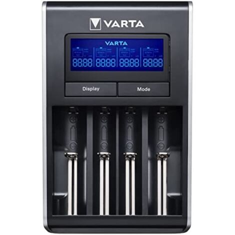 Cargador varta lcd dual tech para pilas li-ion y ni-mh sin pilas 100/240v (1/5)