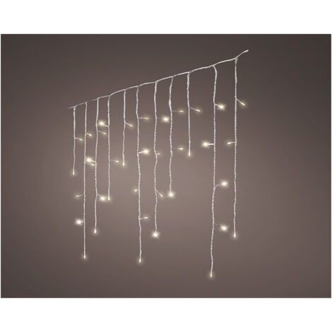 Cortina de Luces LED Lumineo 3,6 W Transparente Luz cálida Blanco Cálido 5,8 M (1/3)