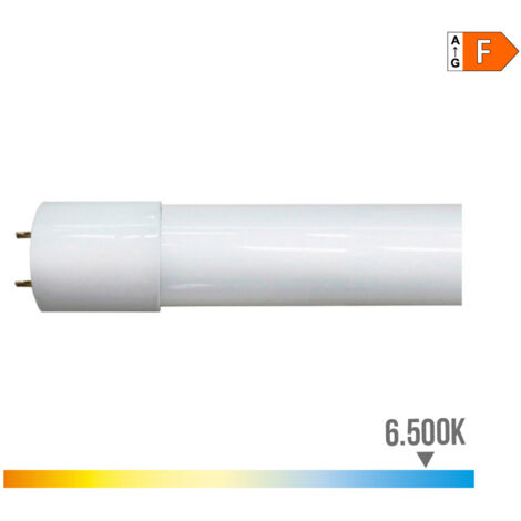 Tubo led t8 18w 2000lm 6500k luz fría eq 36w ø2.6x120cm EDM