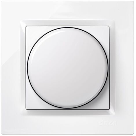 Interruptor led regulable blanco con marco