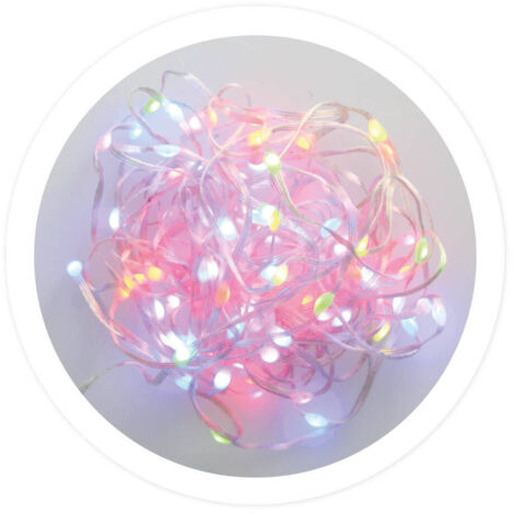 Guirnalda LED RGB 10M con USB, mando + TUYA APP