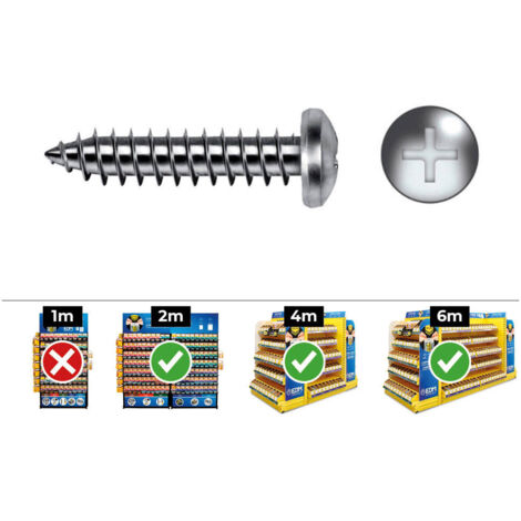 CAJA 250 unid. TORNILLO CHAPA ALOMADA PHILIPS DIN/REF 7981 4,2x25mm ZINCADO CELO