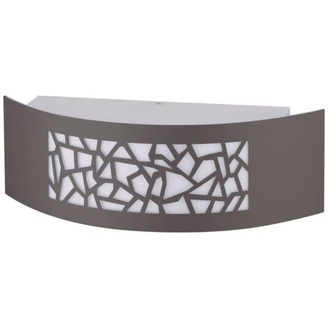 Aplique pared Maro E27 Máx. 14W Gris antracita