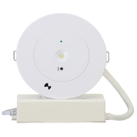 Downlight LED de emergencia Maude con autotest 3W 6000K