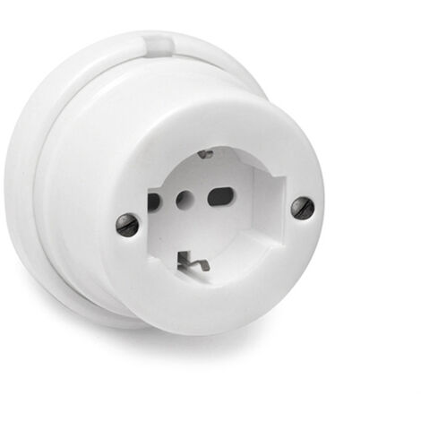 Base tipo f t/tl superficie porcelana blanco (1/2)