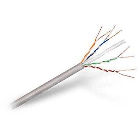 Bobina de Cable RJ45 UTP Nanocable 10.20.0502 Cat.6/ 100m/ Gris (1/3)