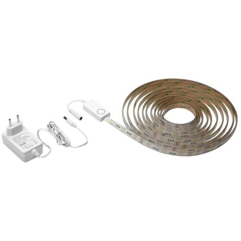 Kit 5M Tira de LED inteligente 4.8W/M RGB + 2700-6000K IP65 GSC 204035001