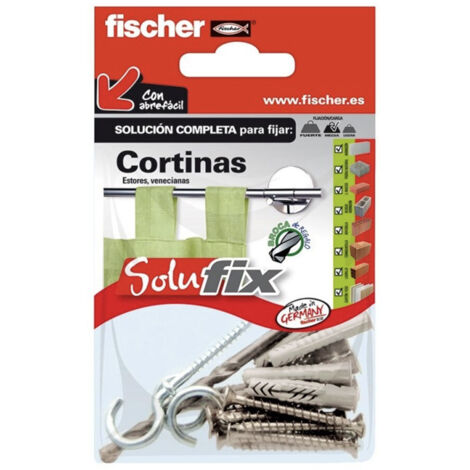 KIT FIJACIÓN CORTINAS 502687 SOLUFIX FISCHER (1/2)