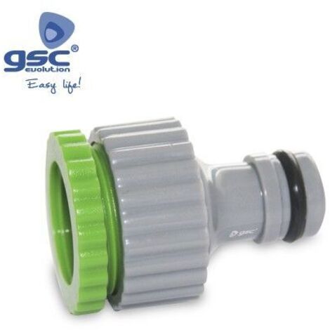 Adaptador grifo hembra para Manguera en PVC de Ø3/4 y 1/2