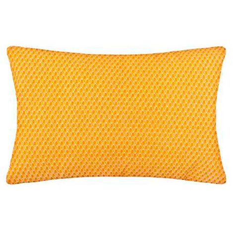 Atmosphera - Cojín - Motivo Otto - algodón - Amarillo Ocre - 30x50 cm