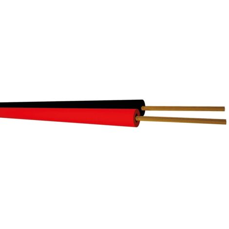 Rollo de 100 mts de Cable Paralelo rojo / negro 2 x 1,5 mm
