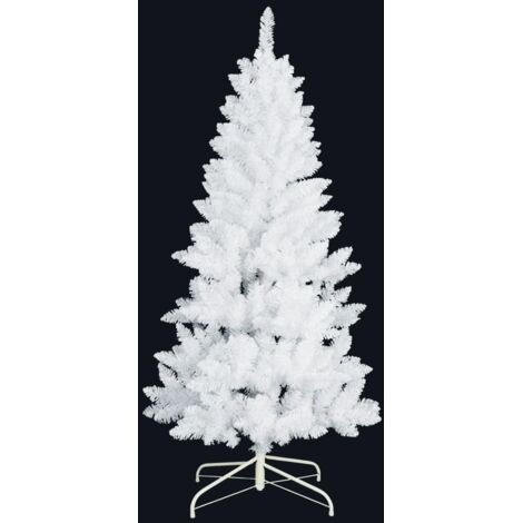 Árbol de Navidad artificial desmontable "Kelo" con efecto nieve Ø90x180cm color blanco (no iluminado) (1/5)