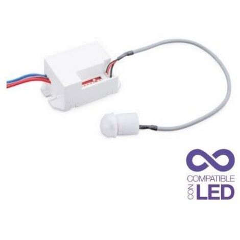 Detector de movimiento para empotrar en techo o luminarias 120º/360º GSC 1403300