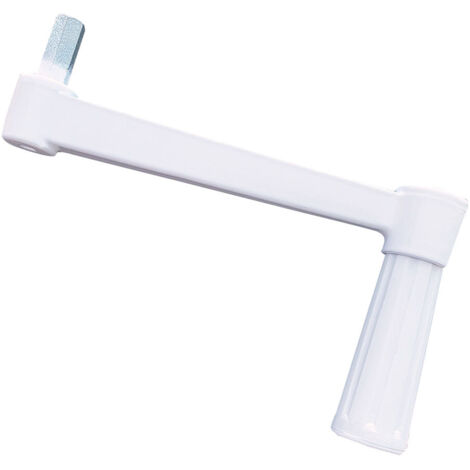 MICEL - 90095 - Manivela para Torno de Persiana, Carga Máxima 40 kg, en Acero, acabado Blanco, 140 x 75 x 20 mm (1/3)