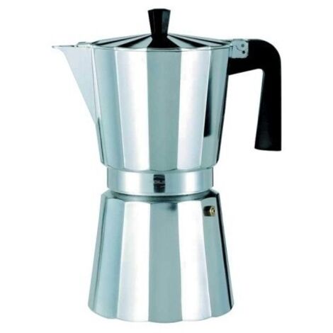 Cafetera Italiana Oroley New Vitro Aluminio 12 Tazas