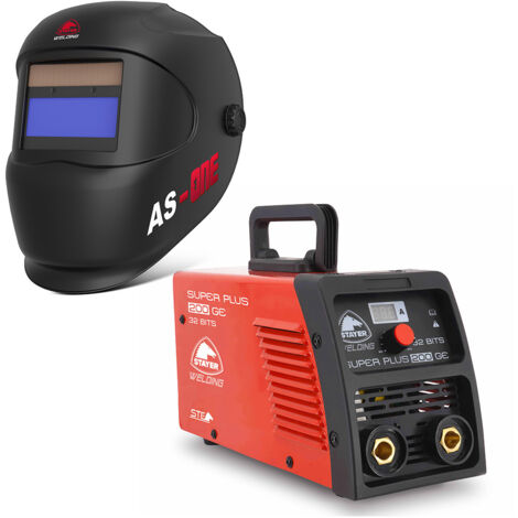 Equipo de soldadura super plus 200 b + máscara as-one