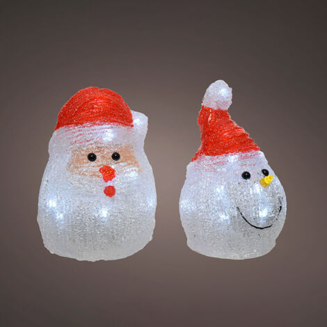 Figura led santa claus para interior a pilas modelos surtidos. 491239 (1/2)