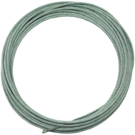 Cable acero para torno persiana galvanizado pr33, 6 m (1/3)