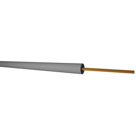 Rollo 100 mts Cable Hilo flexible 1x2,5 mm Gris (1/2)