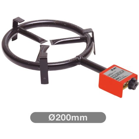 Quemador de gas Ø200mm para paelleras de Ø260mm a Ø360mm