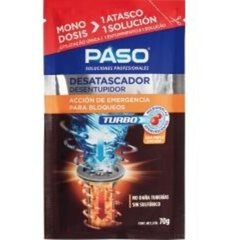 Paso desatascador turbo monodosis 70g 705020