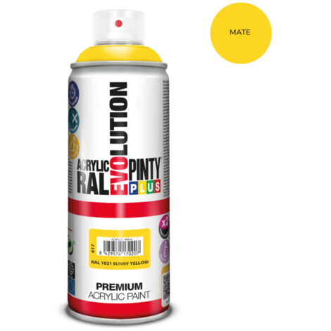 Pintura en spray pintyplus evolution 520cc ral1021 matt sunny yellow (1/2)