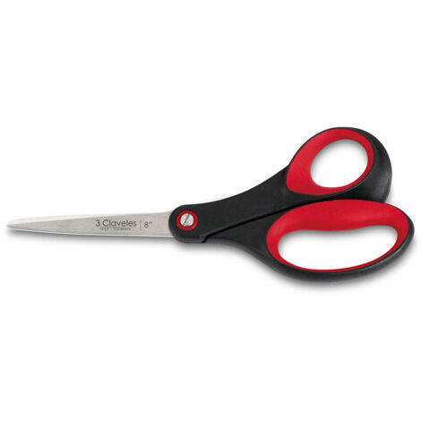 Tijeras 3 Claveles TPR 20 cm (1/2)