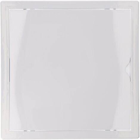Tapa de registro cuadrada empotrable abs 30x30cm blanca